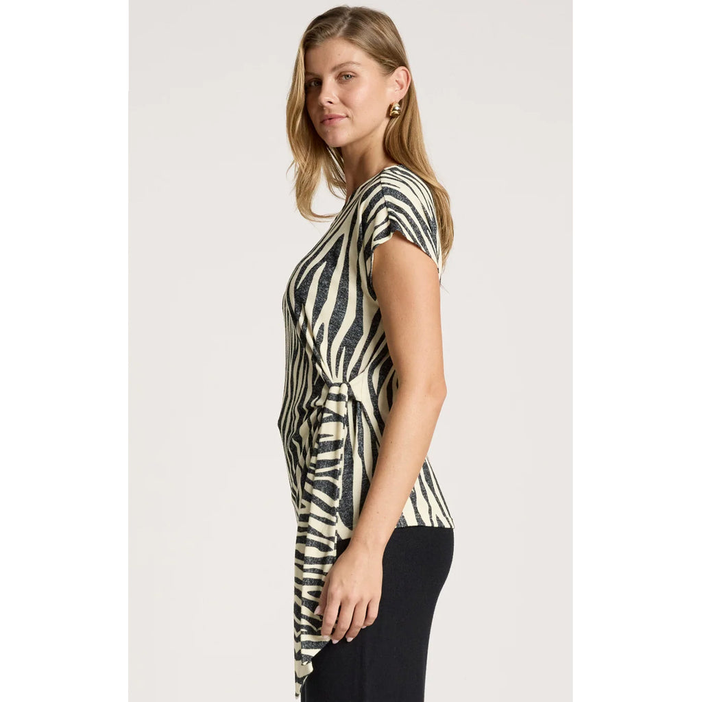 Top - Aria Tie Top Savanna