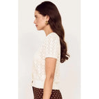 Knit Cardi Top Calla - Ivory