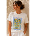 TShirt White - Vase Lions & Lemons