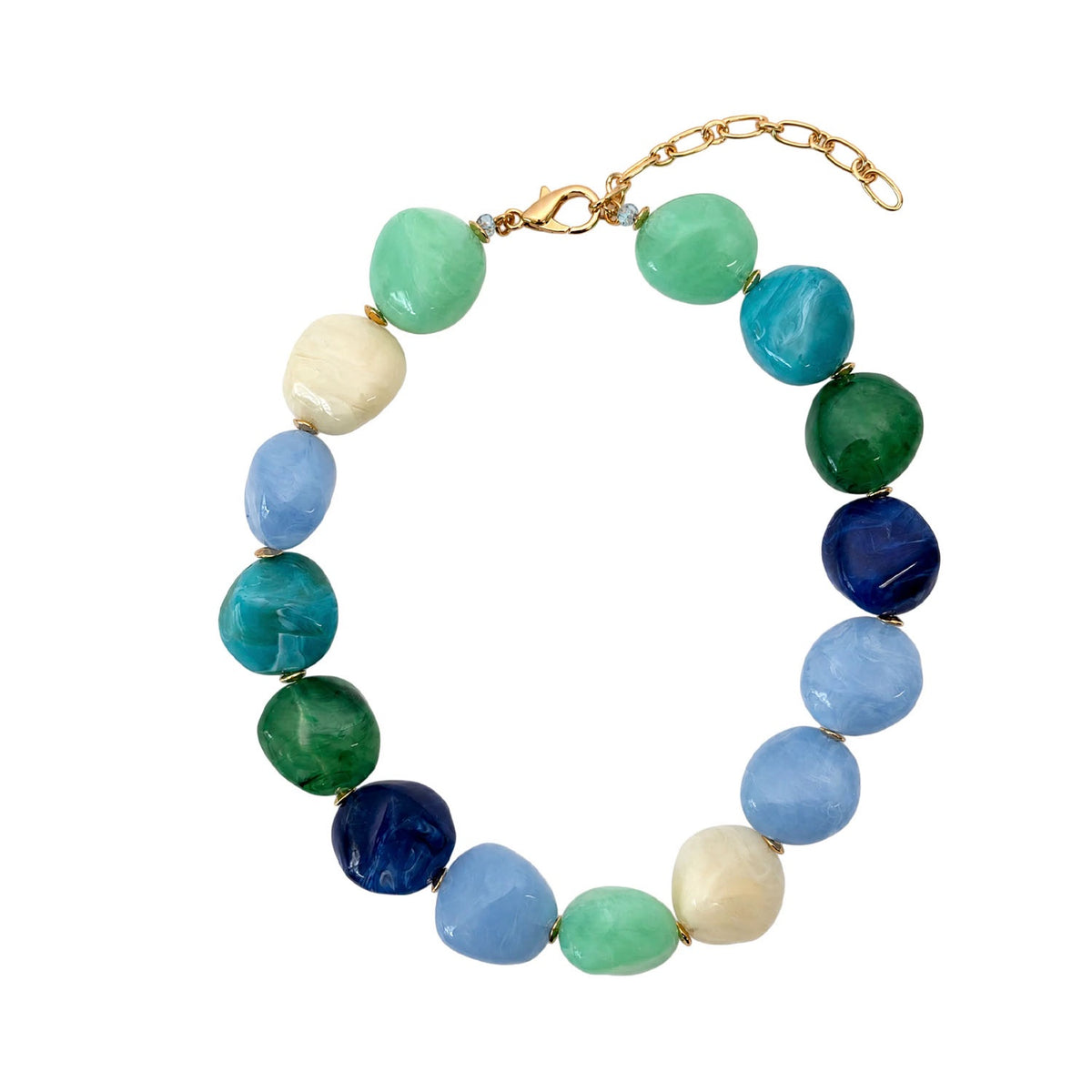 Necklace Palmera - Seafoam