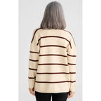Knit Hallie - Chocolate Stripe