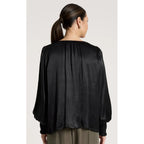 Top San Frill - Black