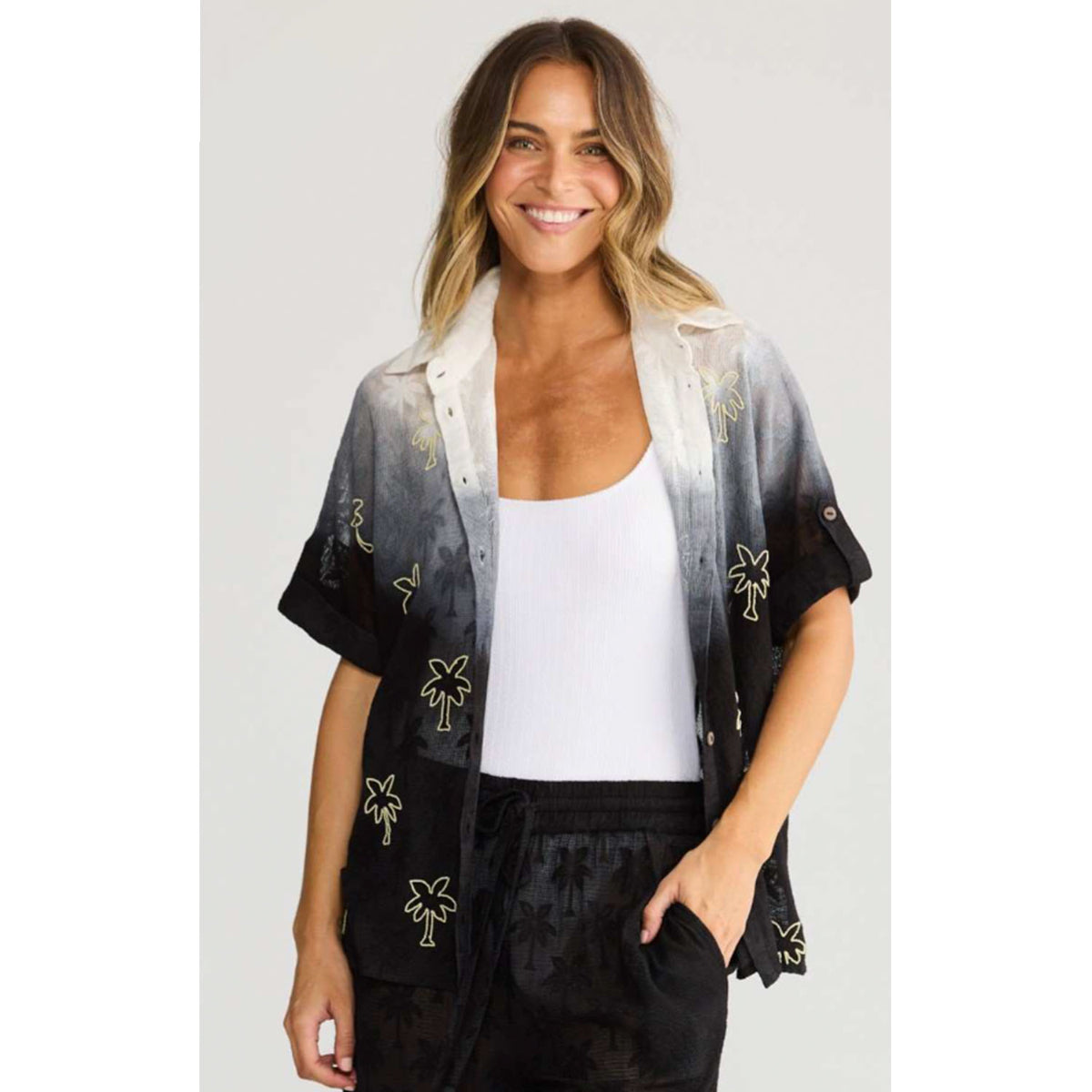 Shirt Mellow - Black Ombre