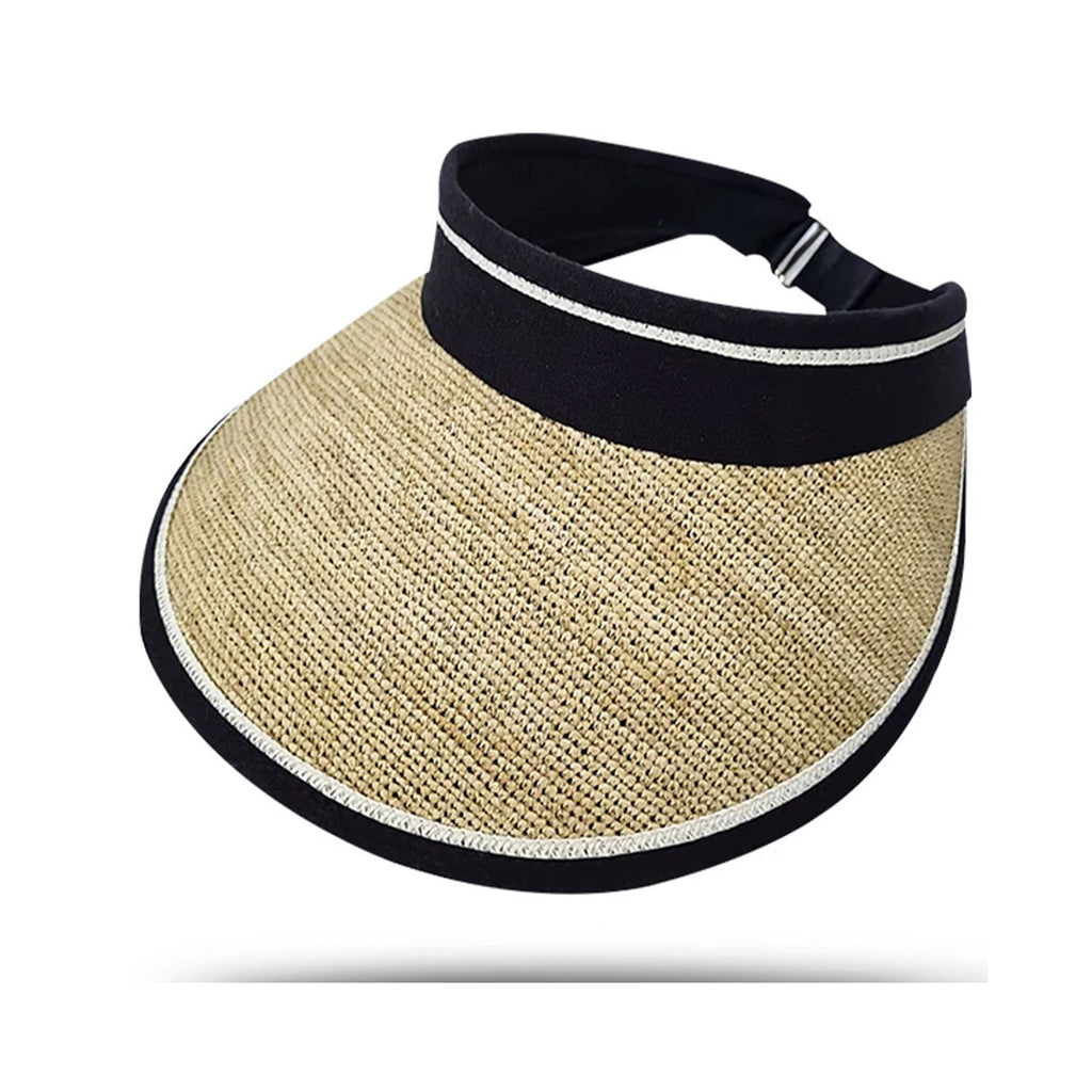 Hat Visor Raffia OS - Natural