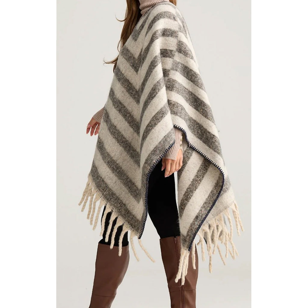 Poncho Woodfire - Grey