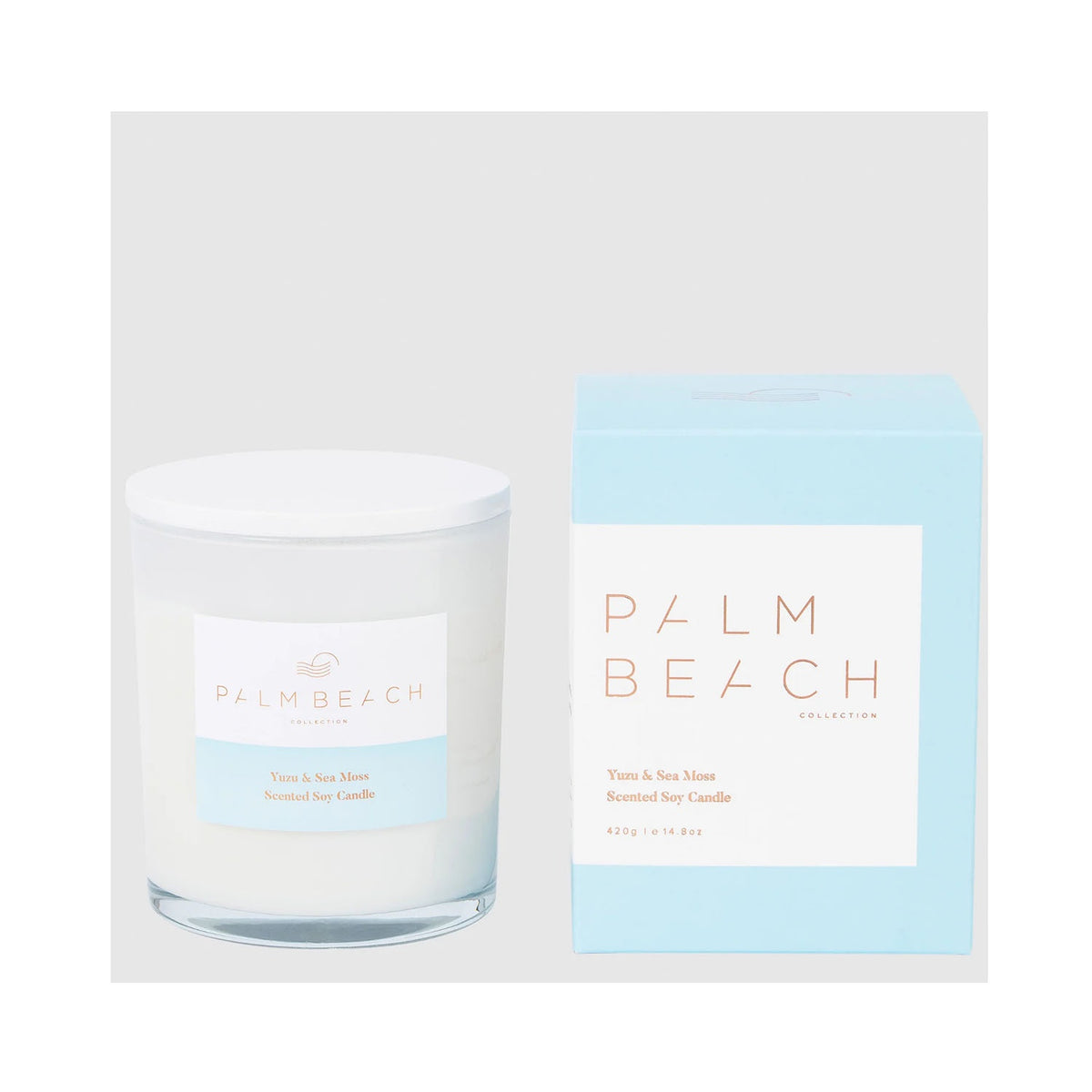 Candle - Yuzu & Sea Moss Scented 420g