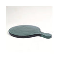 Board Handblown Glass Round - Blue
