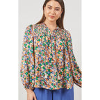 Top Romance Blouse - Meadow Bloom