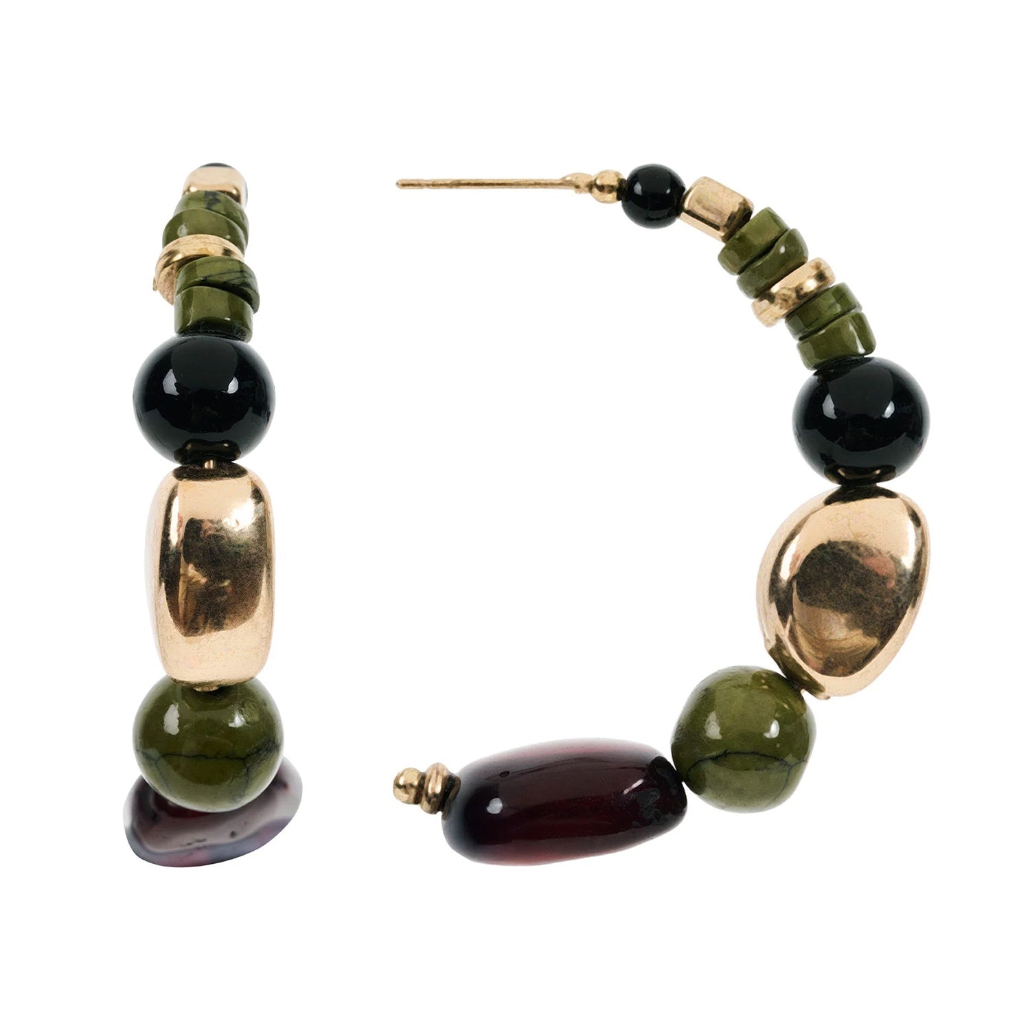 Earring Oman Beaded - Pampas