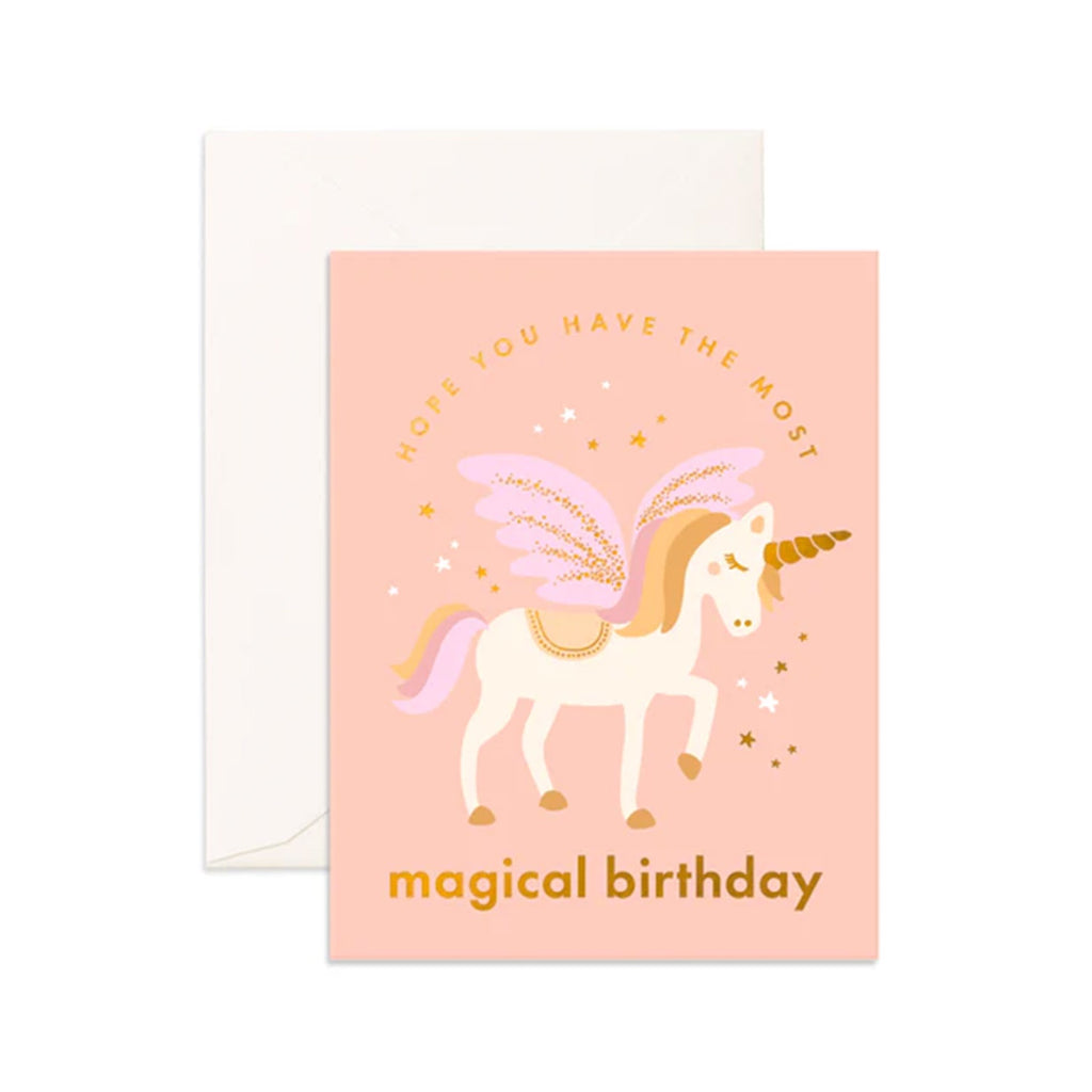 Card Magical Birthday Unicorn