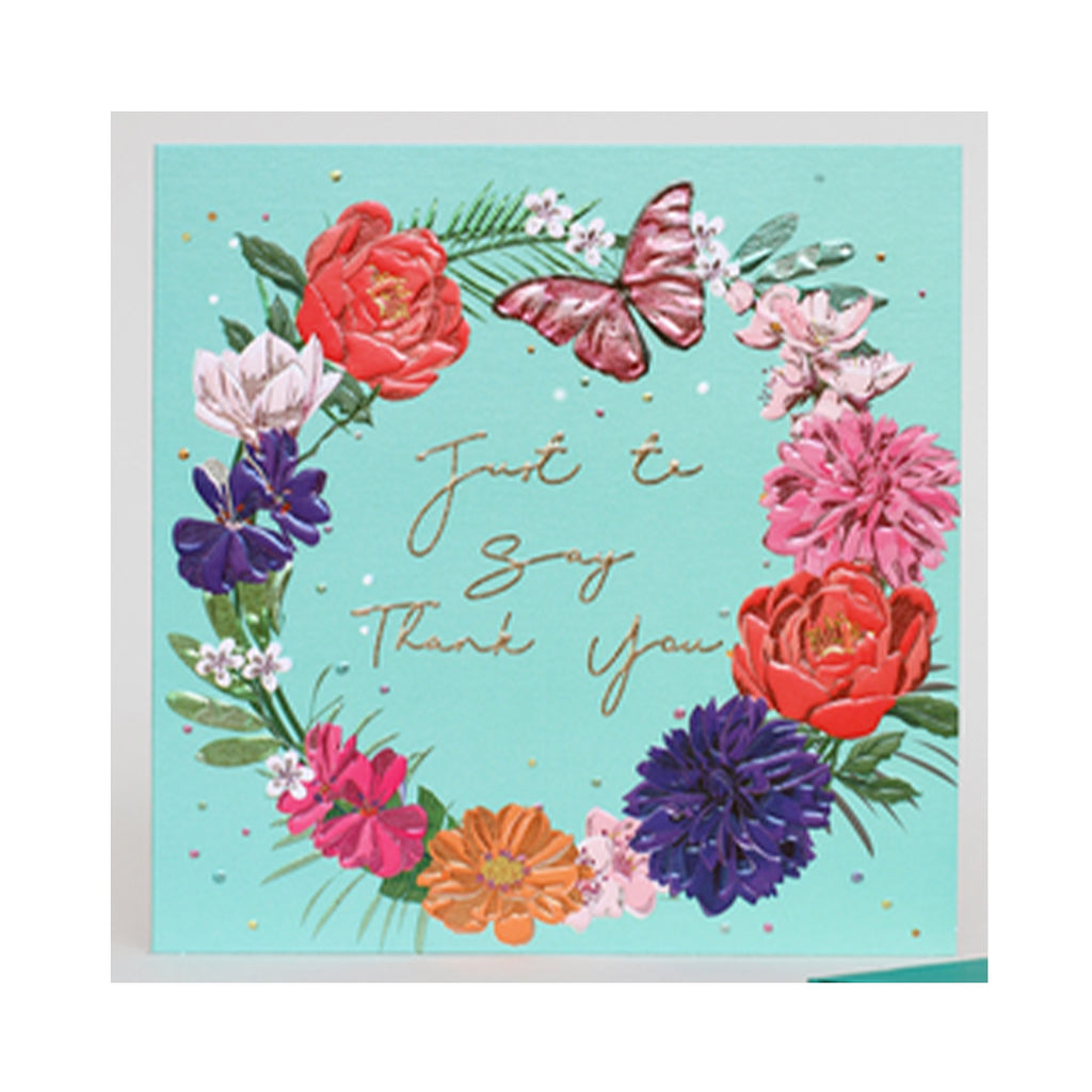 Card Just To Say Thank You