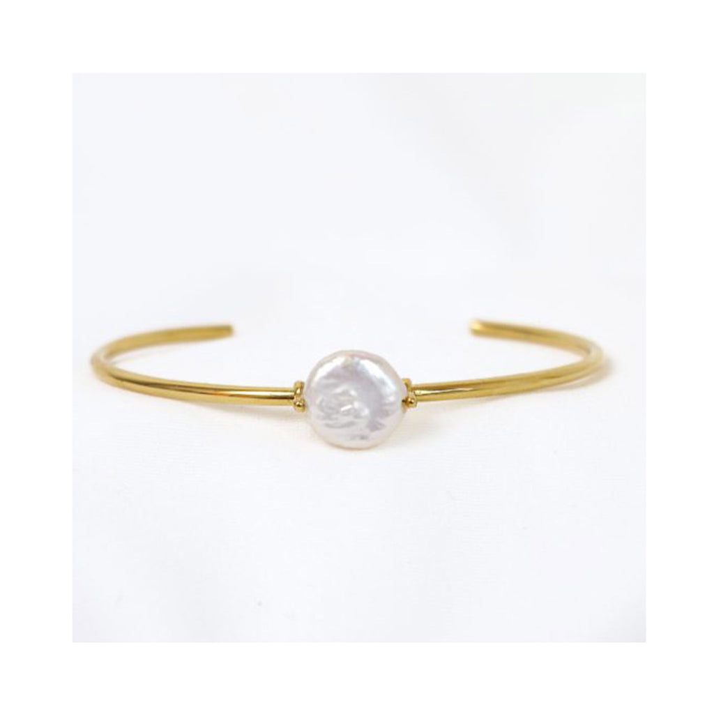 Cuff Perle Gold