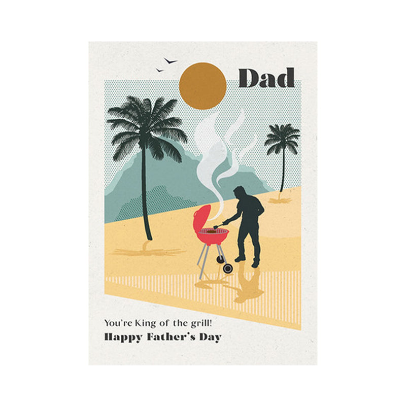 Card Fathers Day - King Of The Grill