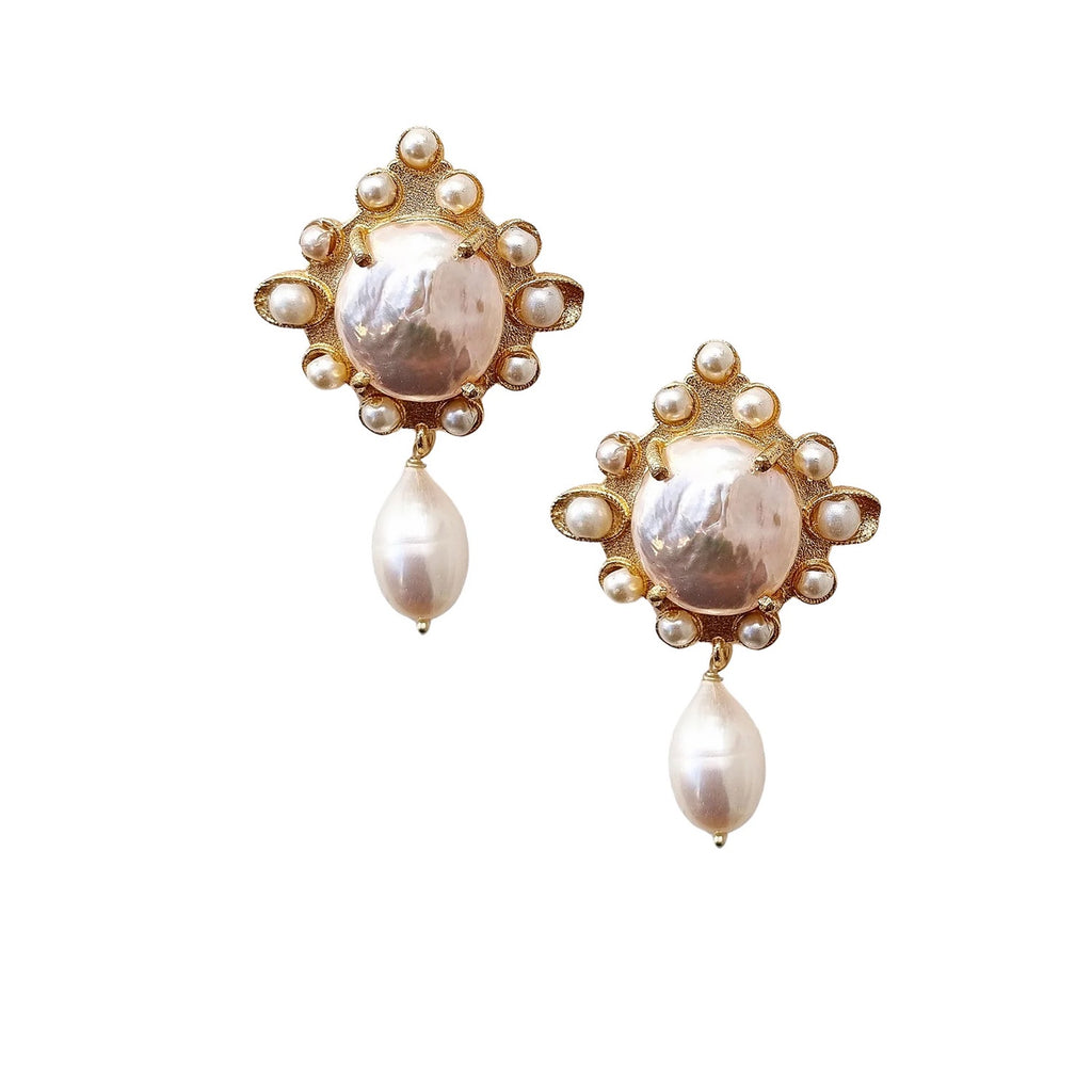 Earrings Freshwater Pearl A