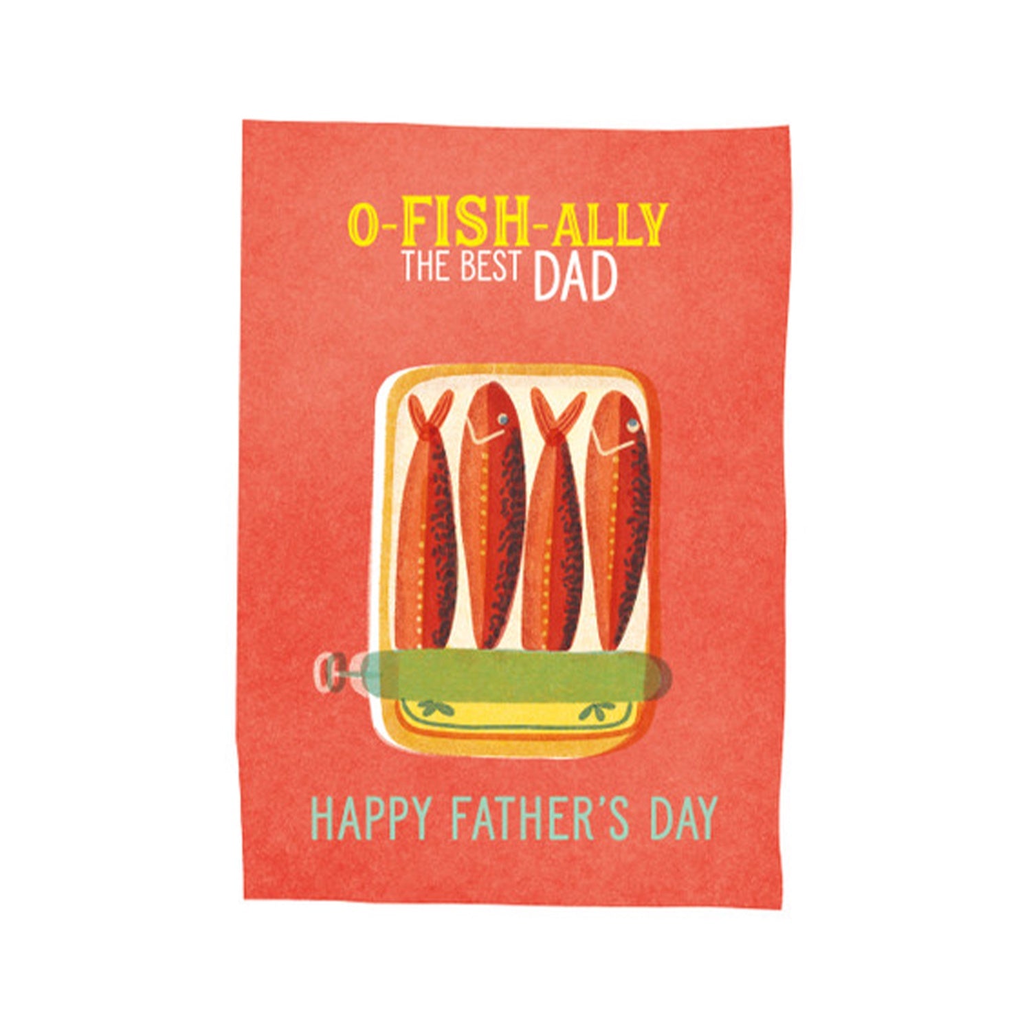 Card Fathers Day - Best Dad O-Fish-Ally