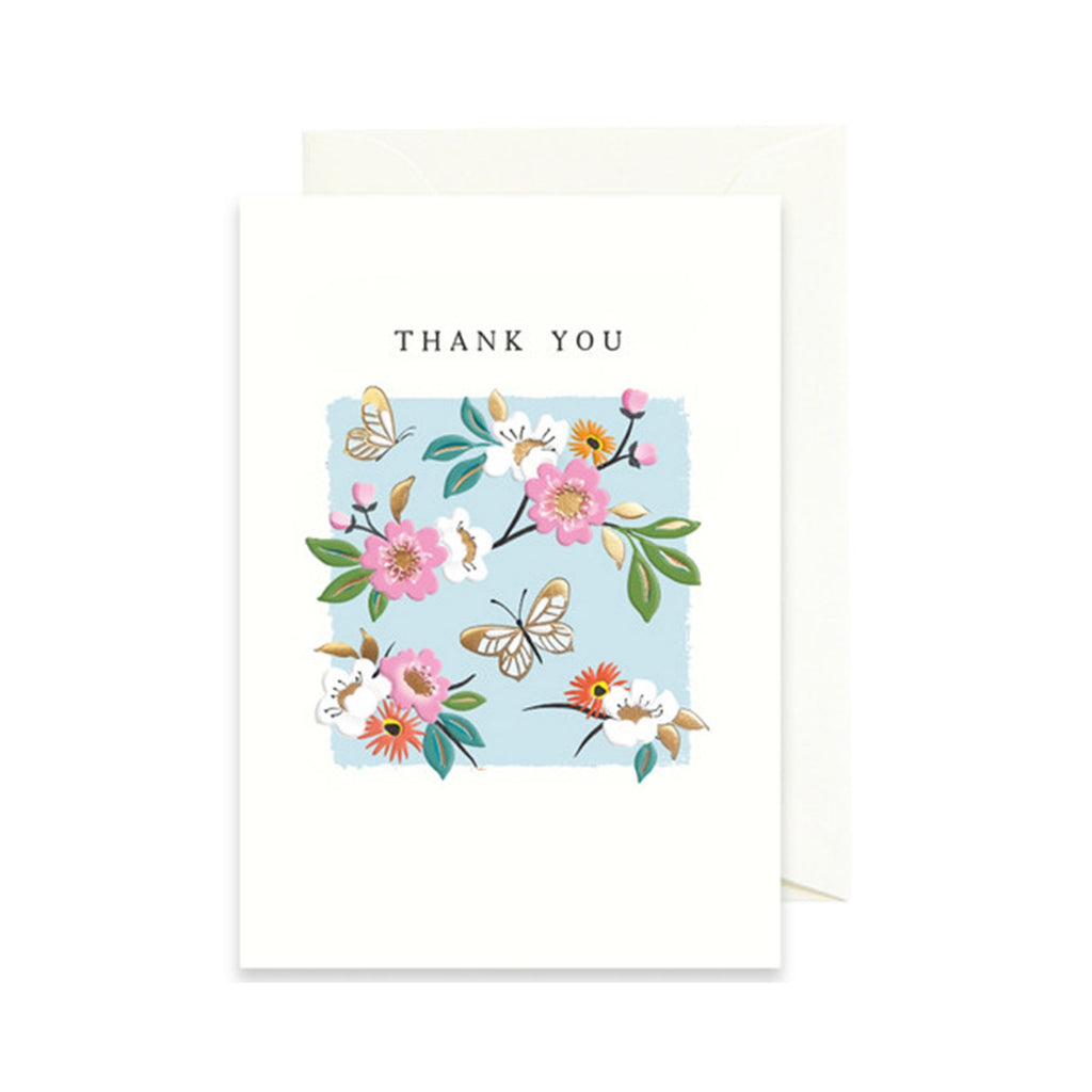 Card TY Pink flowers