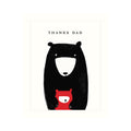 Card Fathers Day - Bear Thanks Dad