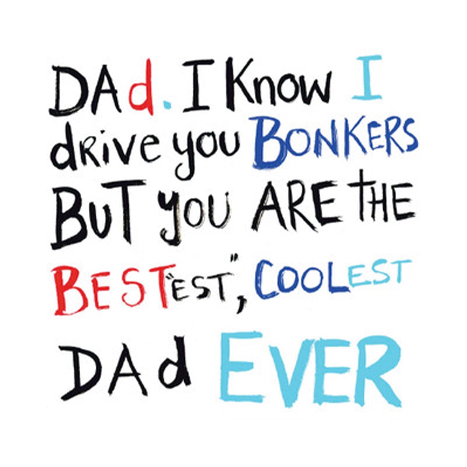 Card Fathers Day - Drive You Bonkers
