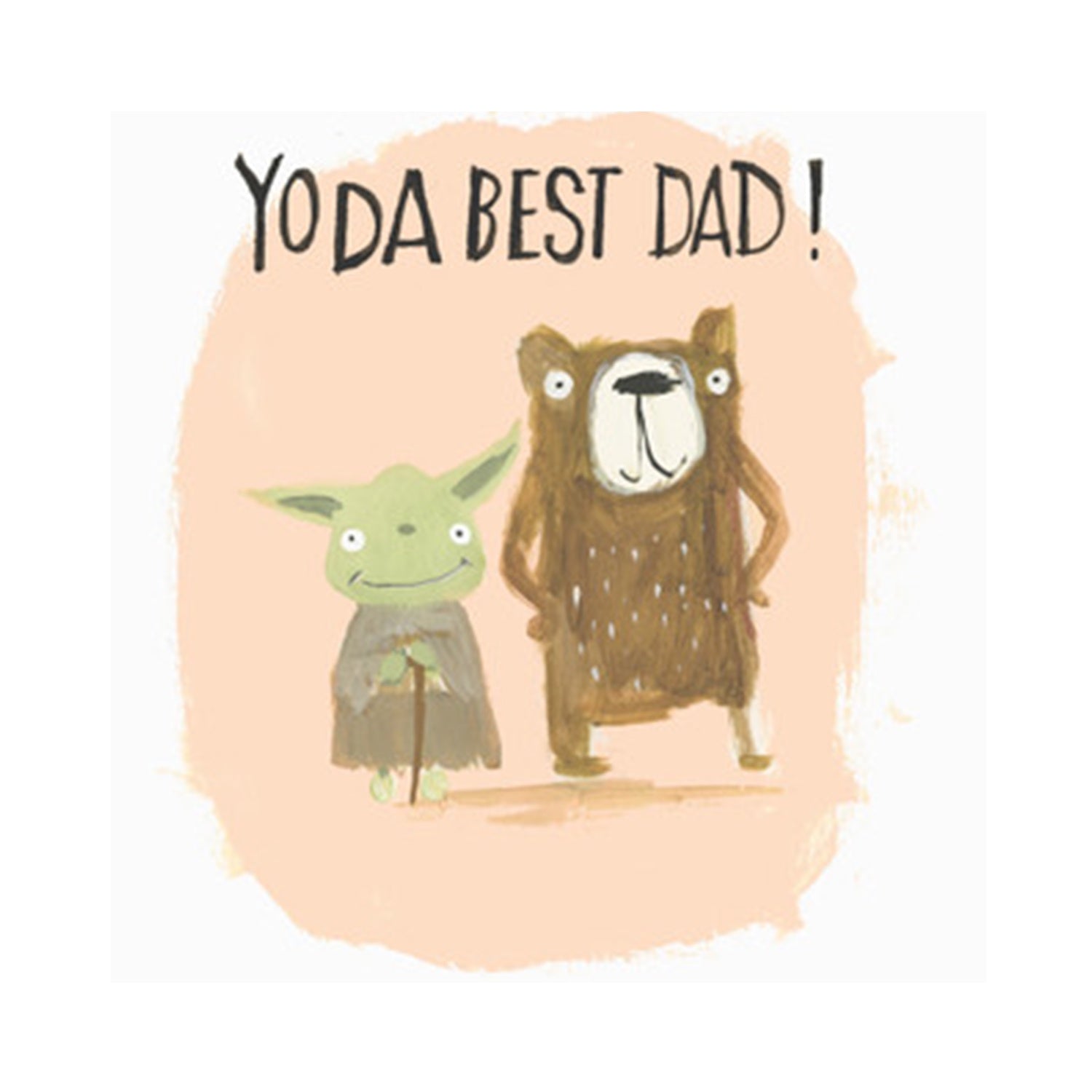 Card Fathers Day - Yoda Best Dad