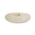 Bowl Cerignola Ceramic  20x28x5.5cm Iv/Olive