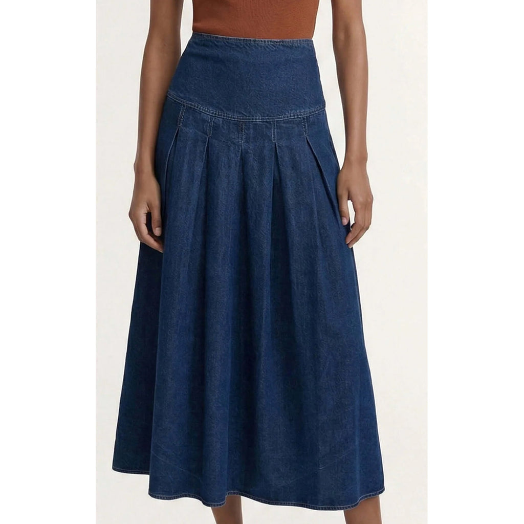 Skirt Chambray Roma - Indigo
