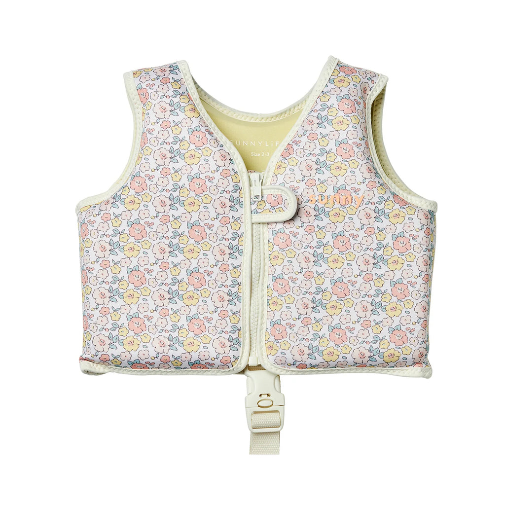 Kids Swim Vest 2-3 Into the Garden Ditsy Floral