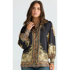 Shirt Rune - Black Paisley