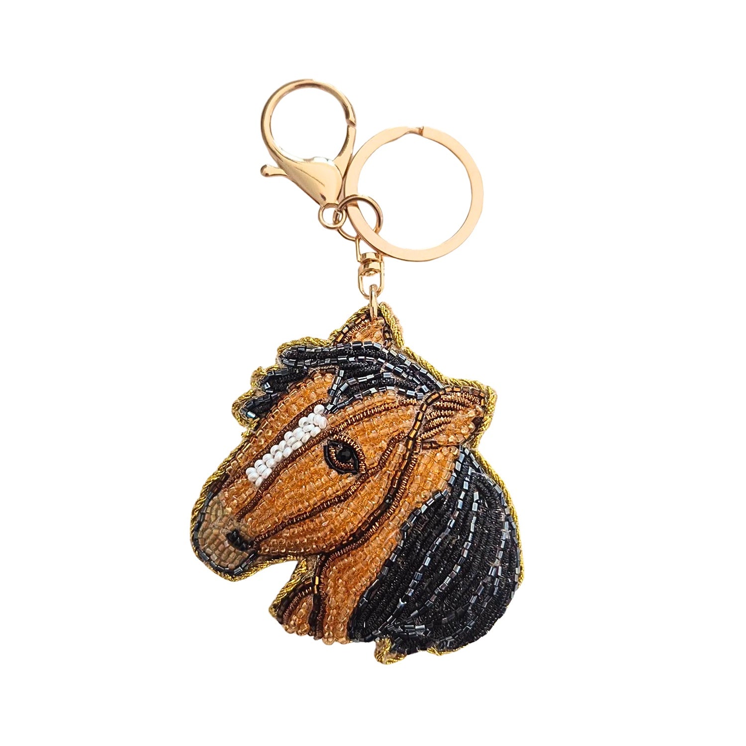 Keychain Beaded Horse