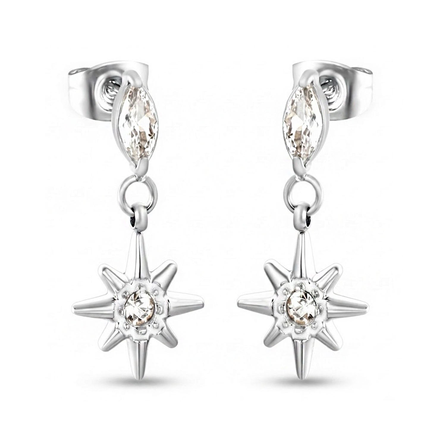 Earring Drop Silver - Cora