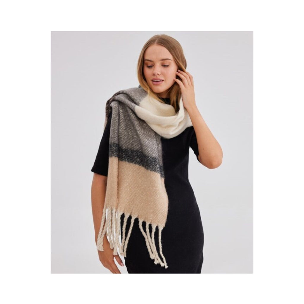 Scarf Hunter - Grey + Taupe