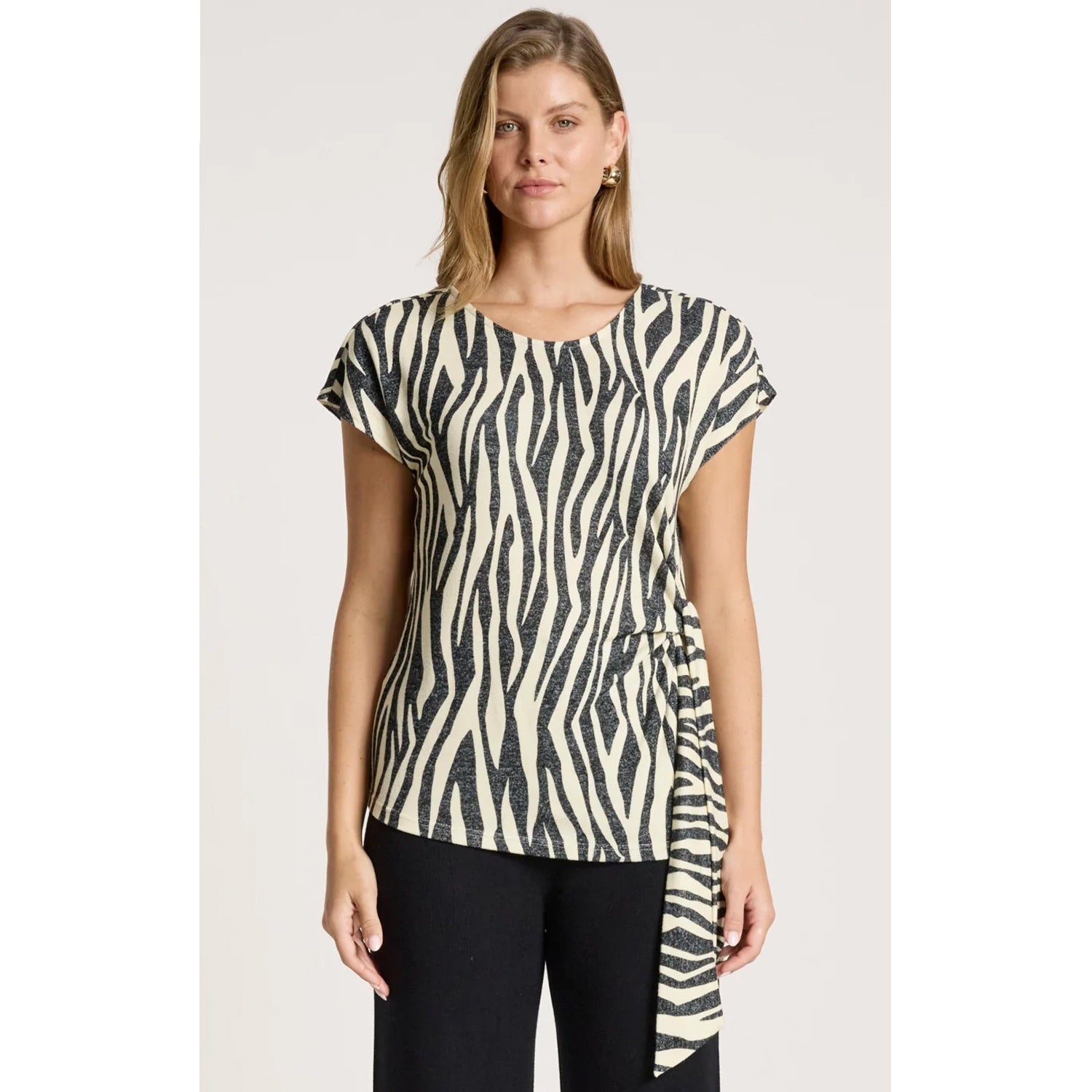 Top - Aria Tie Top Savanna