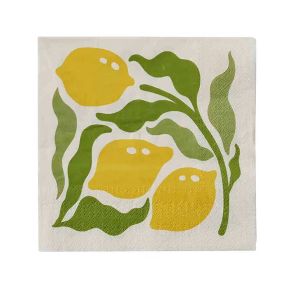 Napkin Lemons 20pk 3 Ply