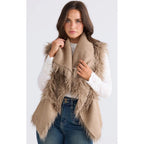 Vest Luna Fur - Taupe
