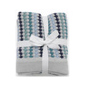 Baby Blanket Confetti Stripe Blue