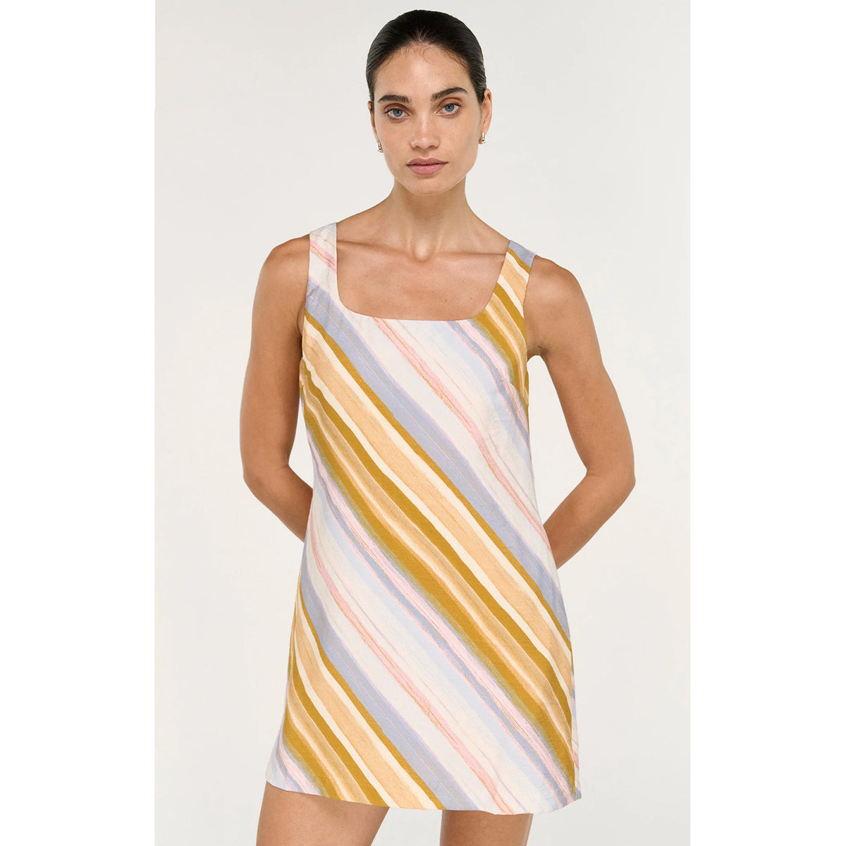 Dress Veda Mini - Pastel Stripe