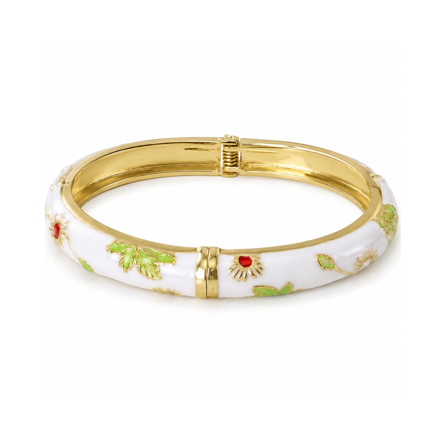 Bangle Enamel - Vine White