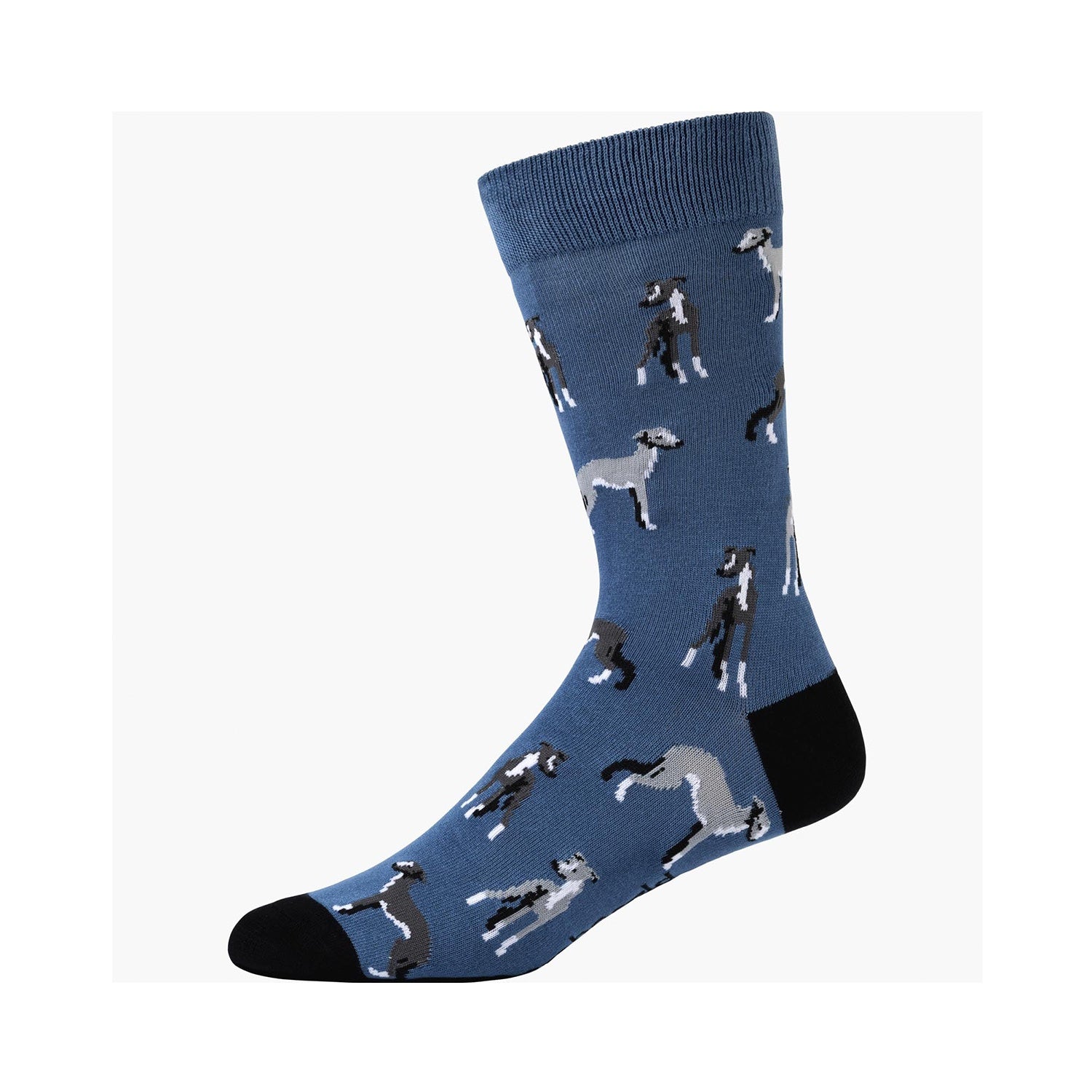 Mens Bamboo Socks Grey Hound