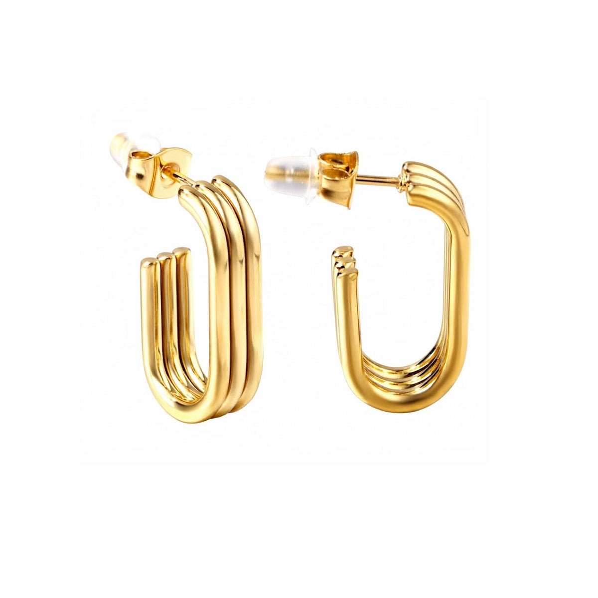 Earring C-Hoop Gold - Naomi