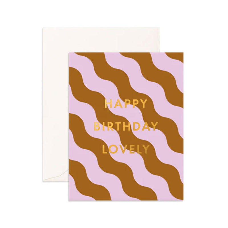 Card Birthday Ripple Lovely