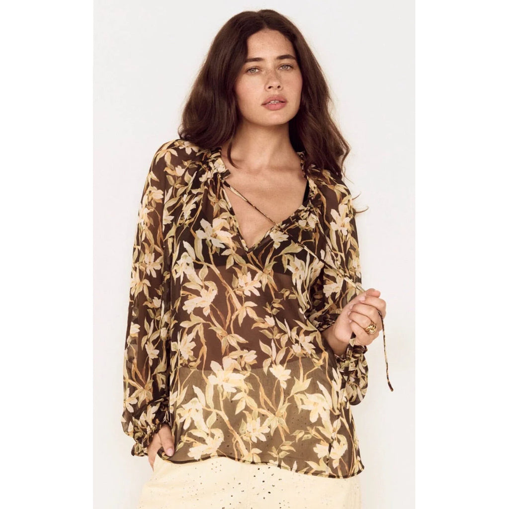 Top - Vega Chiffon Blouse
