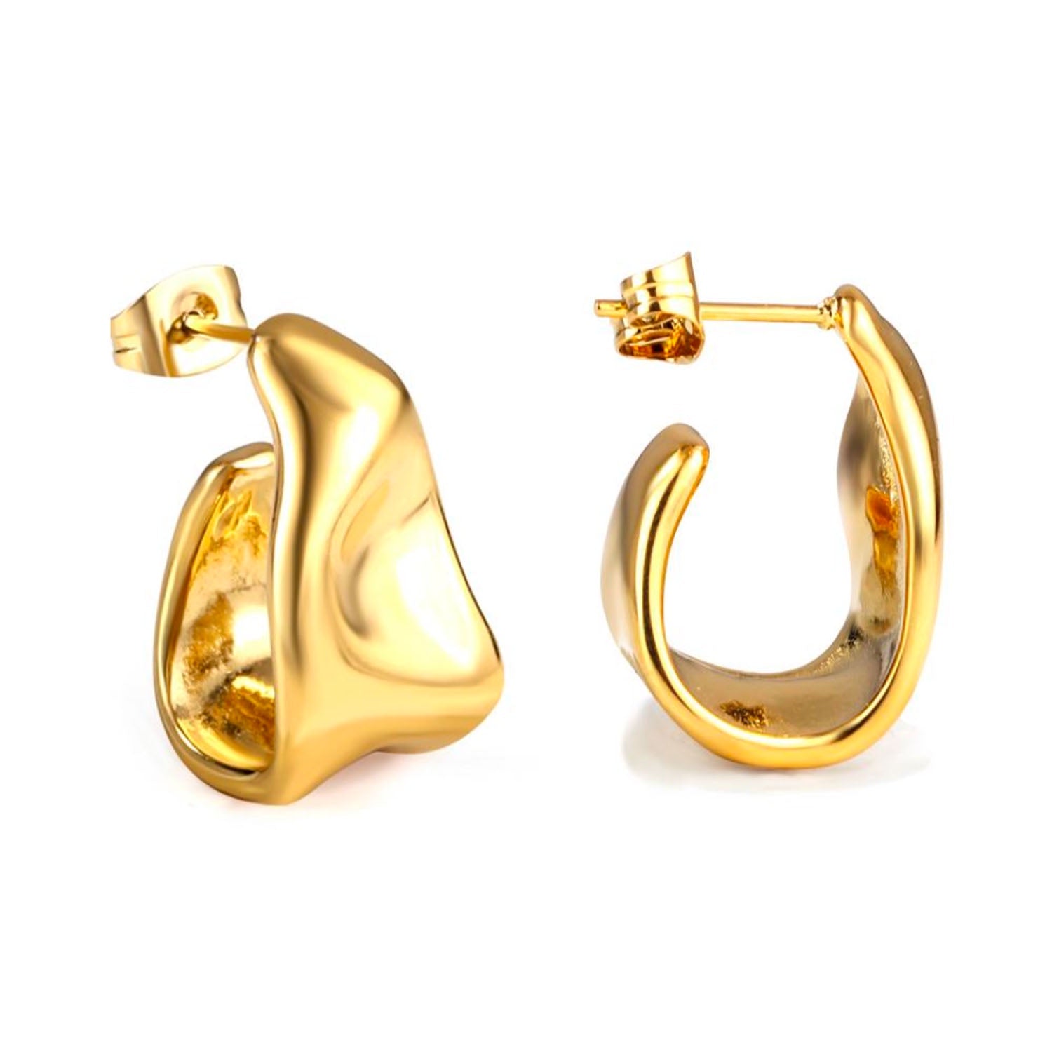 Earring C-Hoop Gold - Grace