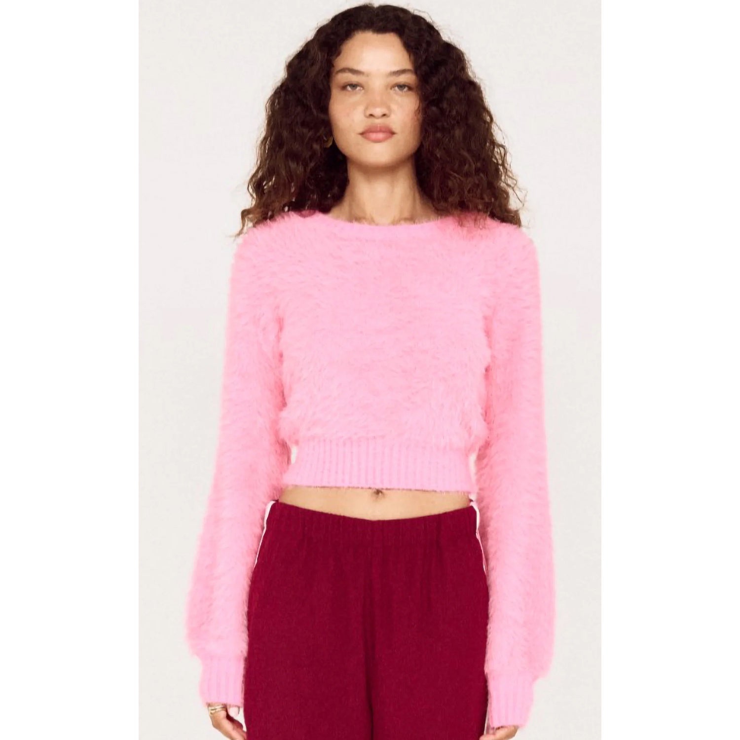 Knit Clio Fluffy - Fuchsia