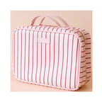 Cosmetic Bag - Rose Pinstripe