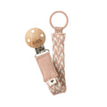 Pacifier Clip - Blush & Ivory