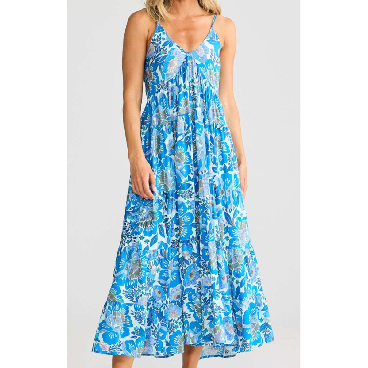 Dress Solmar - Azure Bloom