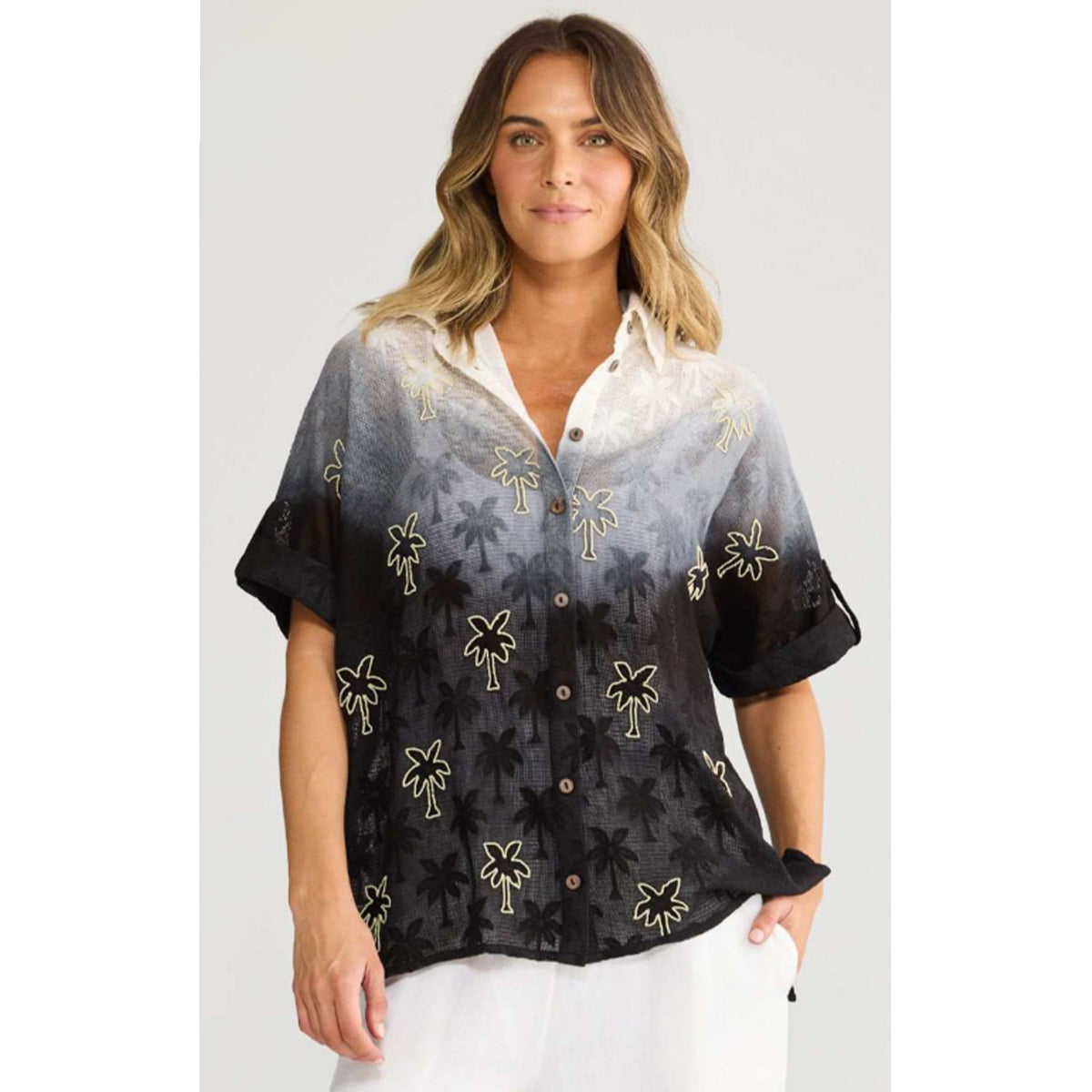 Shirt Mellow - Black Ombre