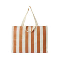 Beach Bag Carryall Tierra Clay Bold Stripe