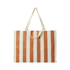 Beach Bag Carryall Tierra Clay Bold Stripe