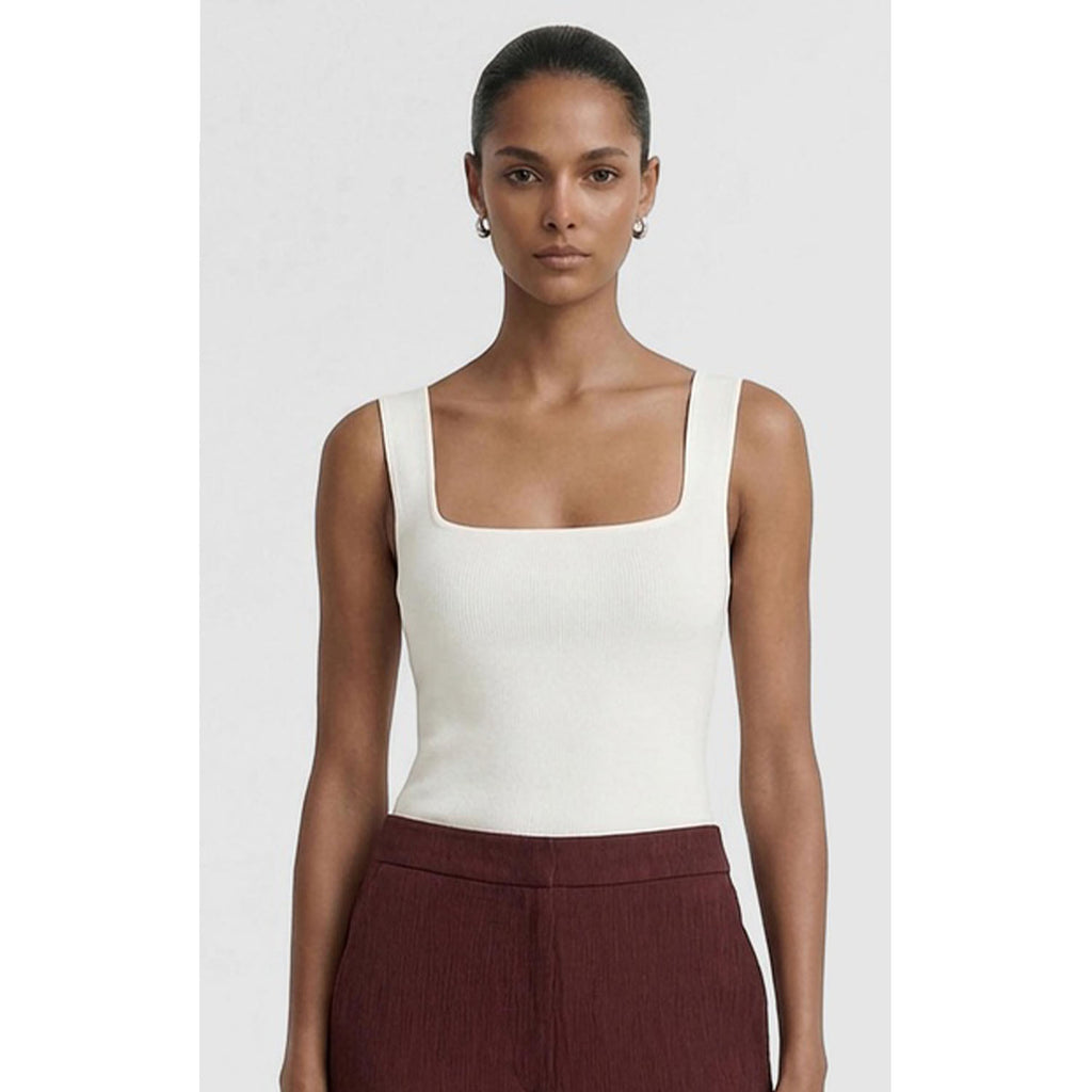 Tank Top Loam Square Neck