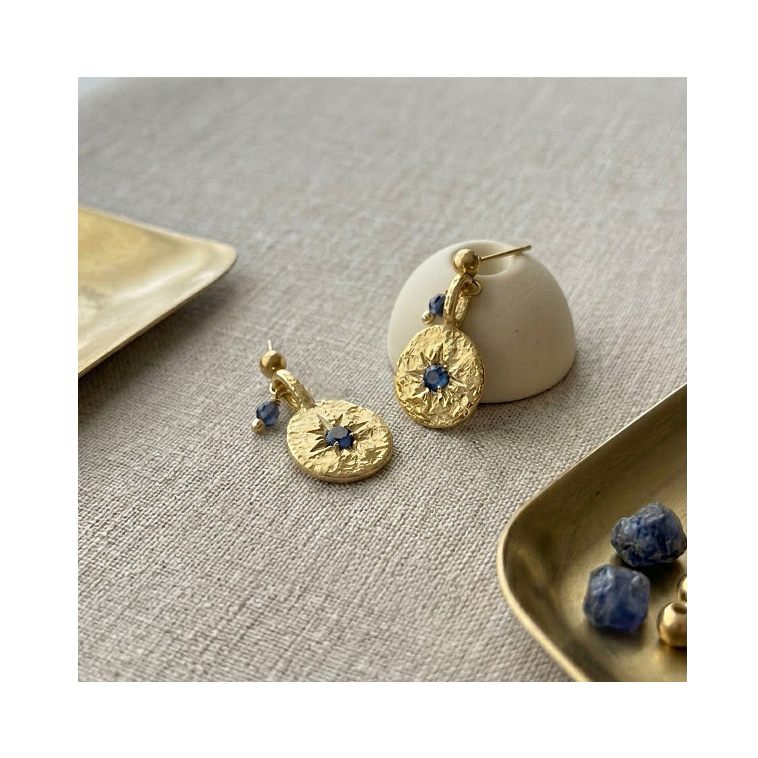 Earring September Birthstone - Inner Compass Sapphire